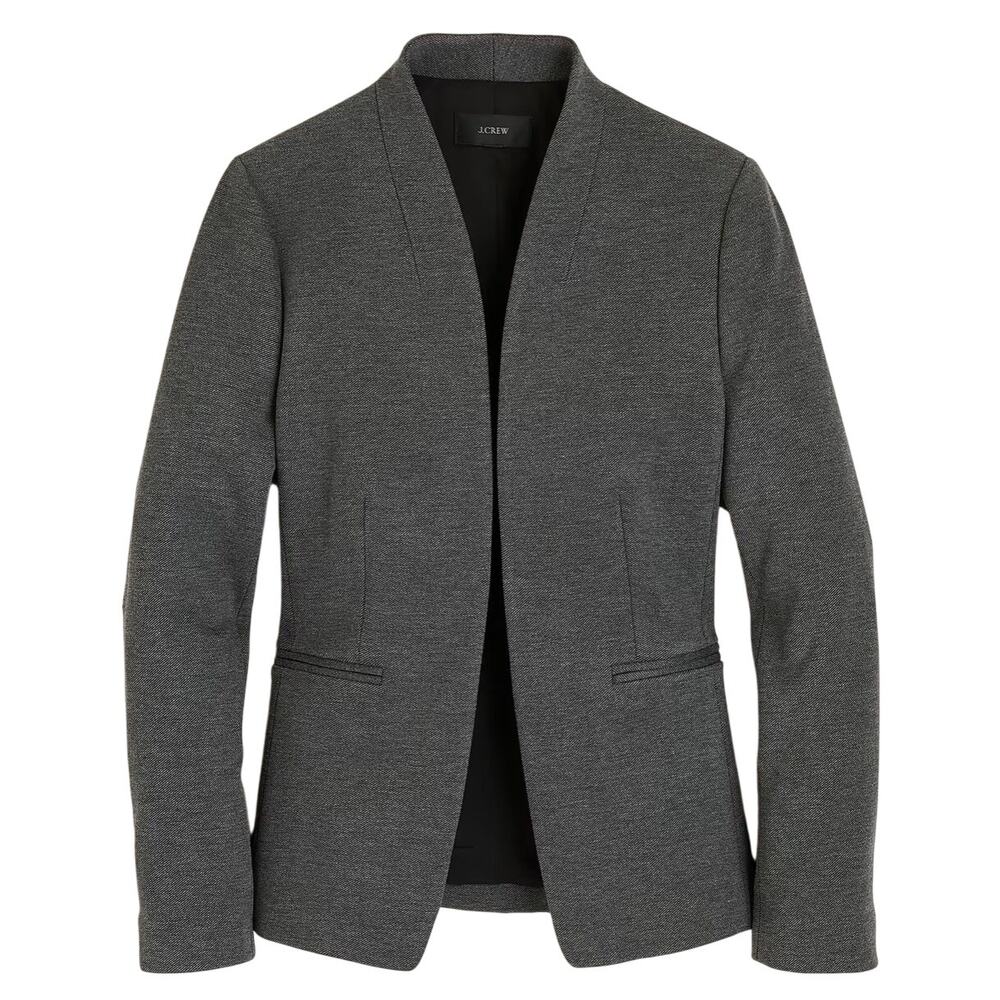 J.Crew Going Out Blazer Stretch Twill Gray NWT Size 24 Plus Size Career Jacket